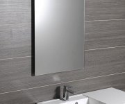 Sapho Plain Zrcadlo S Broušenou Hranou 60x80cm, Zakulacené Rohy, Cu Free