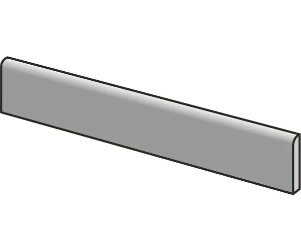 Sokl jako beton Sant Agostino Logico Grey Batt. 7,3x60 - sokl - šedá