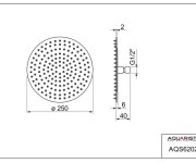 Ippari, Teleskopické Rameno S Termo Baterií Persei (150mm) A Kompletní Sprchovou Sadou (sprchy Superslim 250mm, Evve) TO-PE3130-SET2