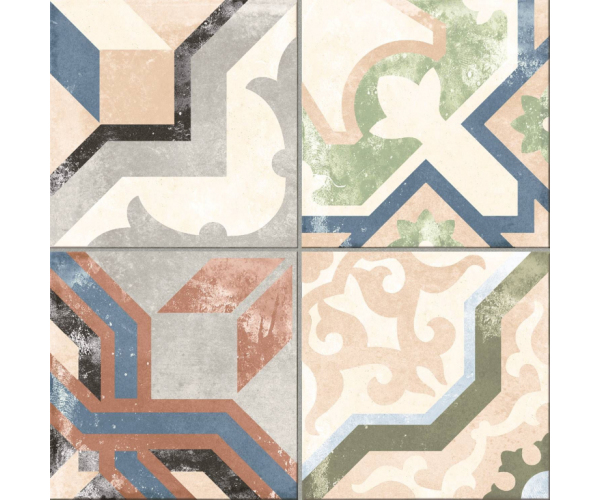 Retro dlažba Codicer Borne Mix Multicolor 25x25