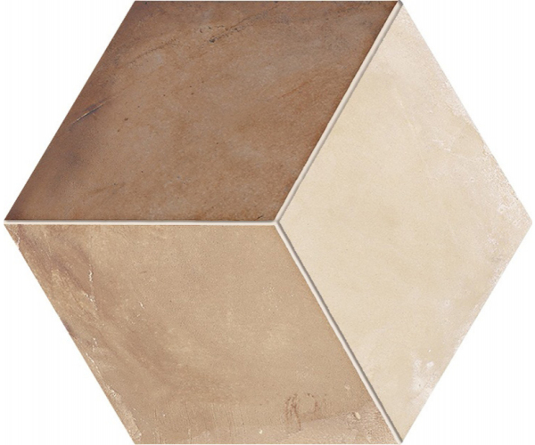 Retro dlažba Marca Corona Terra Rombo vers. C 25x21,6 cm