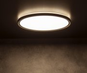 Miledo Azpo Stropní Led Svítidlo, ø 225mm, 11,8w, 3000/4000/6000k, Ip54, černá Mat