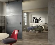 Dlažba jako dřevo Tuscania North Wind Melange R 22x90 - hnědá