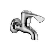 Aqualine Nástěnný Kulový Ventil 1/2", Krátký, Chrom