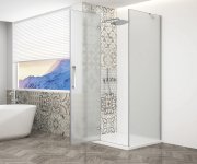 Gelco Trinity Chrome Obdélníkový Sprchový Kout 1100x900mm, Matné Sklo, Levé