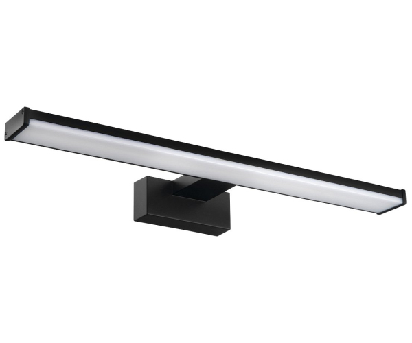 Sapho Chicago Led Svítidlo, 400x120mm, 8w, 230v, Ip44, Plast, černá Mat