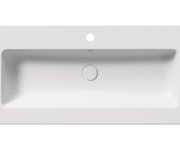 Gsi Pura Keramické Umyvadlo Slim 122x46cm, Bílá Mat