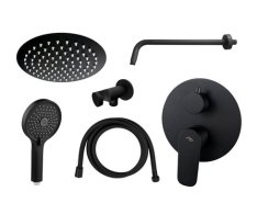Sprchový Set S Podomítkovou Baterií (dakb166cd), Dakota Black