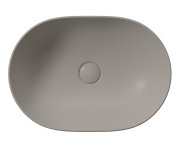 Gsi Pura Keramické Umyvadlo Na Desku, 50x35cm, Tortora Mat