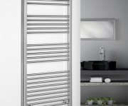 Aqualine Alya Otopné Těleso Rovné 600x1600mm, Středové Připojení, Chrom