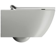 Gsi Pura Závěsná Wc Mísa, Swirlflush, 36x55cm, Cenere Dual-mat