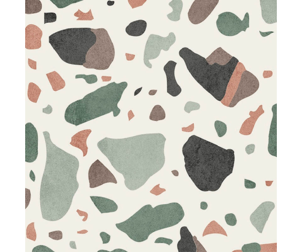 Dlažba jako terrazzo APE Stay Isla Green Mix 20x20