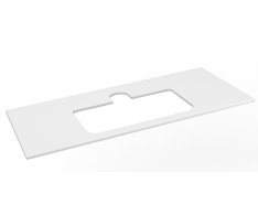 Sapho Brahea Deska Rockstone S Otvorem 111,6x51,5cm, Bílá Mat