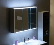 Sapho Batu Galerka 100x71x15cm, 2x Led Osvětlení, Bílá Lesk