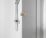 Aqualine Factor Sprchový Sloup S Pákovou Baterií, Chrom
