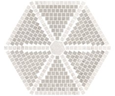 Ascot Signature Stone Mosaico Star Grey 36,4x32 Nat. Rett.