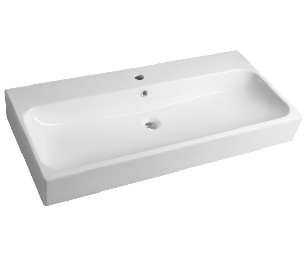 Cerastyle Toridi Keramické Umyvadlo 101x46,5cm, Bílá