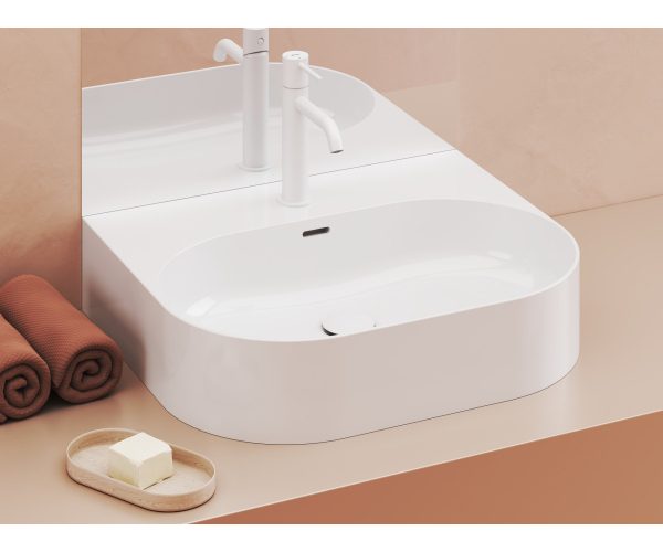 Umyvadlo Ceramic Slim Wall O - Umyvadlo Ceramic Slim Wall O 55, s otvorem pro baterii, s p