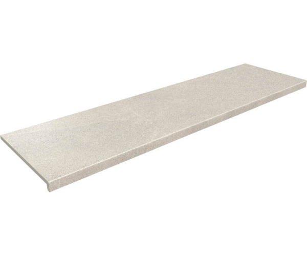 Schodovka jako kámen APE Burlington Peldano Recto Ant. C3 Pearl 33x120 Rett. - šedá