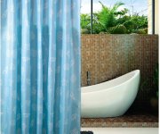 Aqualine Sprchový Závěs 180x200cm, Polyester, Modrá, Mušle