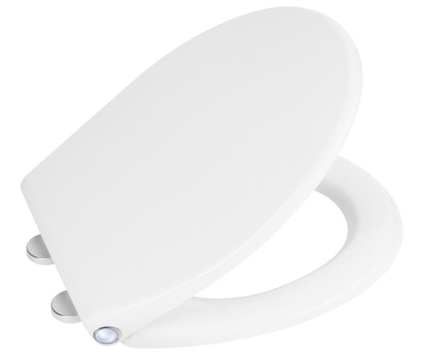 Sapho Pharo Wc Sedátko S Led Podsvícením, Soft Close, Easy Take, Bílá