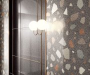 Vzorovaná dlažba Sant'Agostino Newdecó Palladian Dark 90x90 Lev