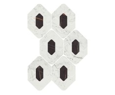 Ascot Kobe Mosaico Esagona T18 Statuarietto 25x36,6  Nat. Rett.