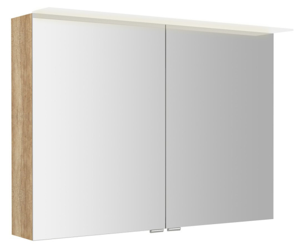 Sapho Linex Galerka S Led Osvětlením, 100x70x15cm, Dub Alabama