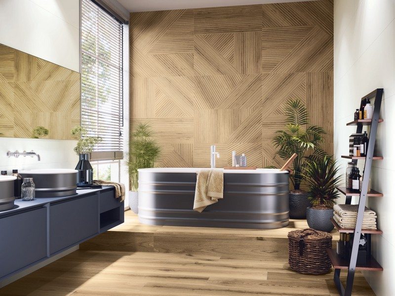 Realizace Koupelna APE KOEN CARAMELLO 80x80cm ZAIKU