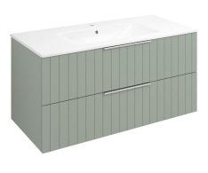 Sapho Cirasa Strip Umyvadlová Skříňka 99,8x52x46cm, Verde