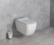 Isvea Vea Závěsná Wc Mísa Rimless, 34,5x52cm, Bílá