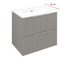 Sapho Cirasa Strip Umyvadlová Skříňka 58x54x39cm, Agila