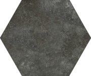 Dlažba jako beton Colorker Amazonia ZYX Black Hex 32x36,8  - antracitová