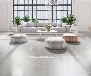 Dlažba jako mramor Brennero Istinkto White 60x120 Lapp. Rett - bílá