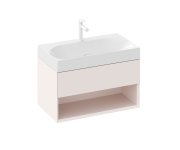 SD Lite 80 skříňka pod umyvadlo - SD Lite 80 skříňka pod umyvadlo Alabaster Pink X000001866