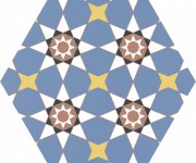 Retro dlažba Codicer Kasbah Mix Colors 22x25 Hexagonal