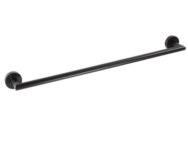 Sapho X-round Black Držák Ručníků 600mm, černá Mat