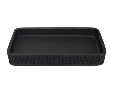 Aqualine Noir Miska Na Postavení, černá