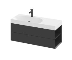 SD Lite 120 L/P skříňka pod umyvadlo - SD Lite 120 P skříňka pod umyvadlo černá matná