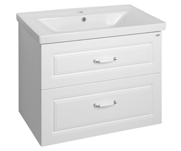 Aqualine Favolo Umyvadlová Skříňka 86,5x60x44,6cm, Bílá Mat
