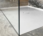Polysan Architex Sada Pro Neviditelné Uchycení Skla, Podlaha-stěna-strop, 1615x2600mm, Leštěný Hliník