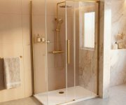 Gelco Luxor Gold Matt Obdélníkový Sprchový Kout 1400x1000mm L/p Varianta