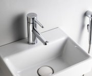 Sapho Rhapsody Stojánková Umyvadlová Baterie S Bidetovou Sprchou, Chrom