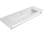 Gsi Pura Keramické Umyvadlo Slim 122x46cm, Bílá Mat