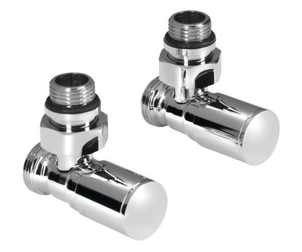 Aqualine C-start Připojovací Sada Ventilů Ruční Rohová, Chrom