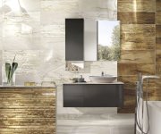 Obklad jako mramor Brennero Venus White 25x75 - bílá