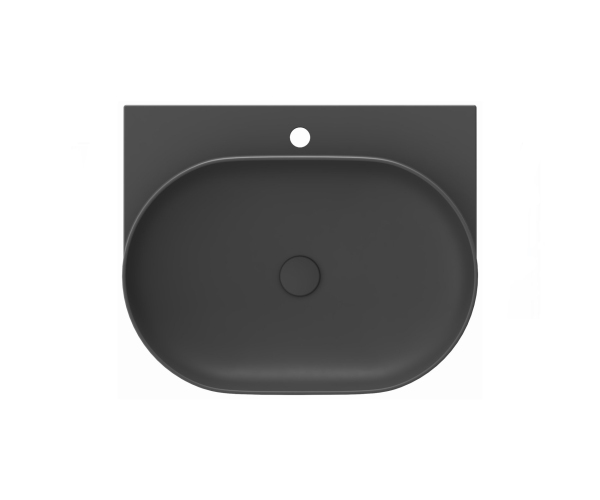 Umyvadlo Yard 60 s otvorem - Umyvadlo Yard 60, s otvorem pro baterii, bez přepadu, antrac