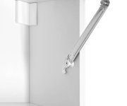 Aqualine Keramia Fresh Horní Skříňka Výklopná 70x50x20cm, Bílá