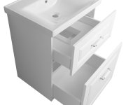 Aqualine Favolo Umyvadlová Skříňka 57x72,5x44,6cm, Bílá Mat