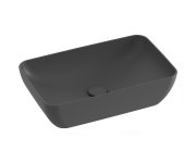 Umyvadlo Uni Slim 50 R - Umyvadlo Uni Slim R 50, bez otvoru pro baterii, bez přepadu, antracit XJX03150001